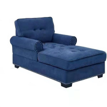 Modern Design Comfortable Linen Fabric Chaise Lounge